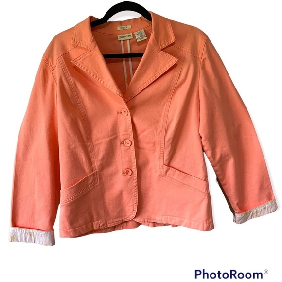 Salmon Pink Jacket Stretch - Picture 2 of 6